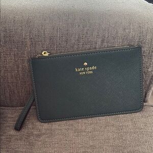 Kate Spade Green Wristlet